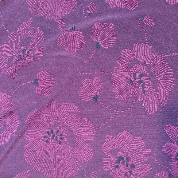 NWOT Le Chateau Size Large Purple Cold Shoulder Bodycon Dress or Tunic S… - Picture 9 of 10